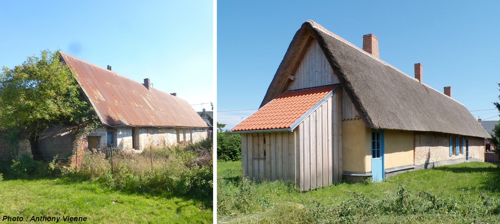 La Maison du Sabotier à Jolimetz, avant-après