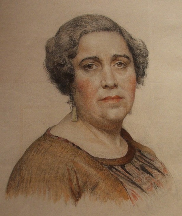 Landrecies : Musée Ernest Amas. Portrait de Laure Daudin agée