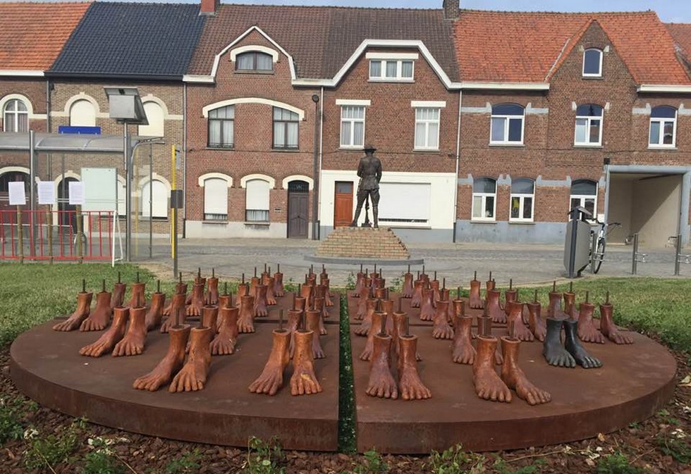 Le Quesnoy, le musée néo-zélandais, sculpture