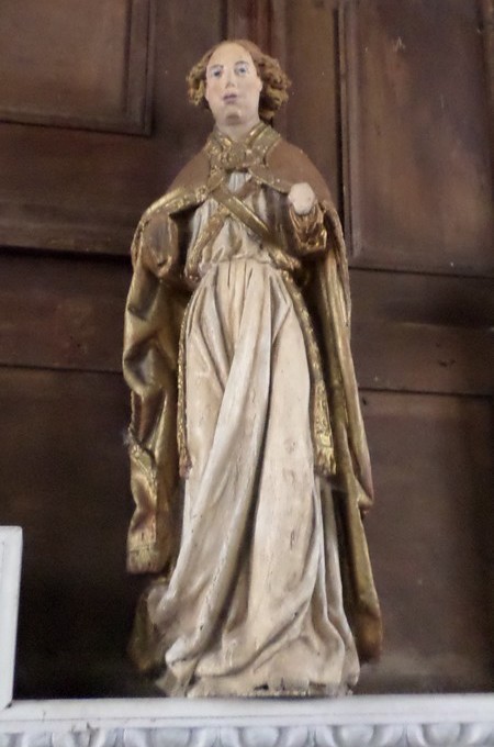 Eglise de Neuville en Avesnois, statue.