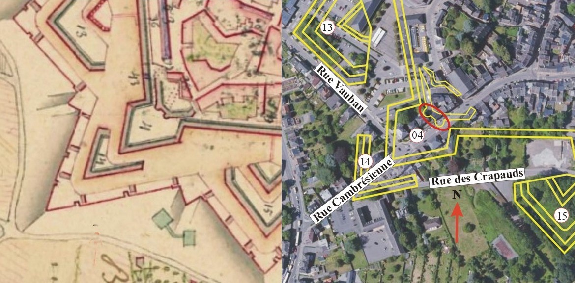 Plans de la porte Cambrésienne
