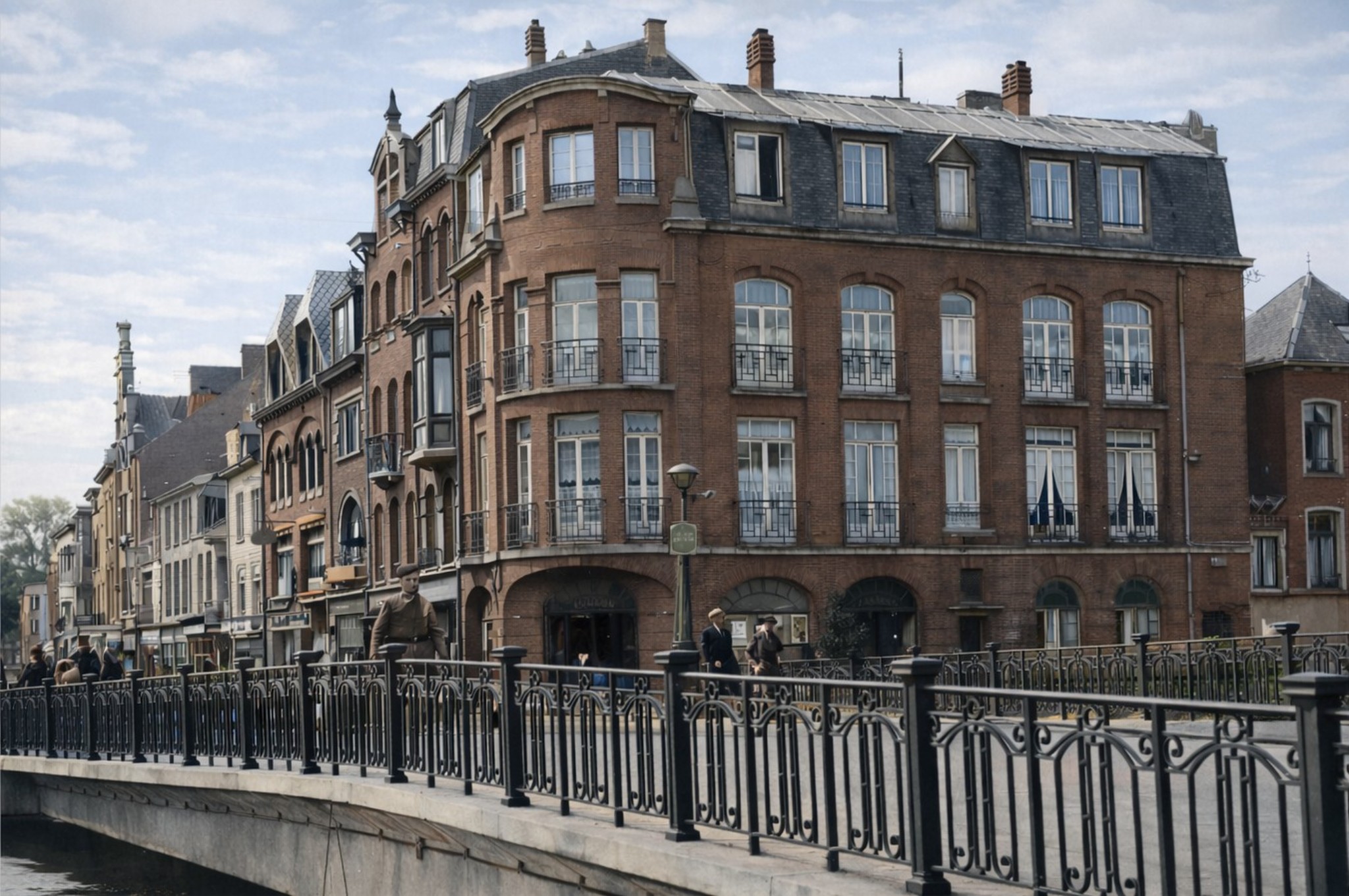 Immeubles de l'entrée de la rue de France à Maubeuge