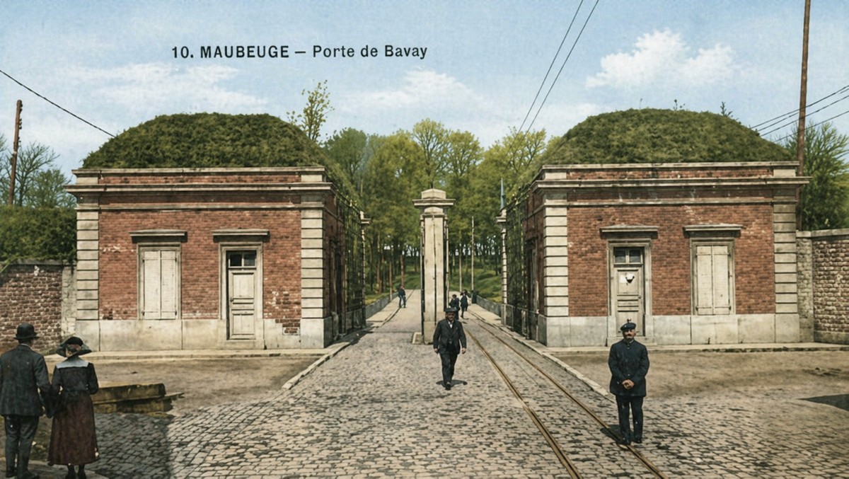 Porte de Bavay côté ville