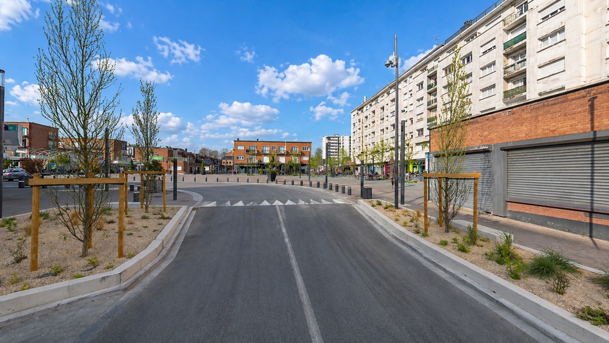 Haut de la place d'Armes aujourd'hui