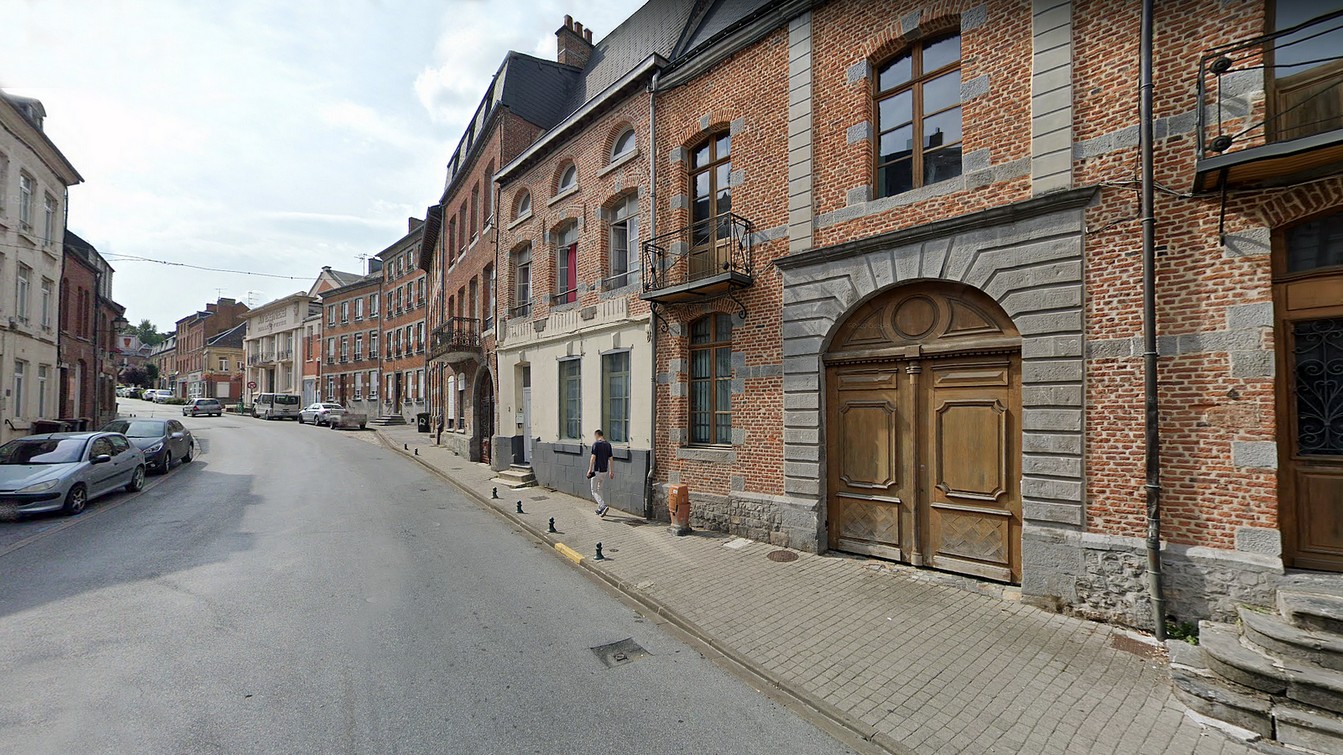 Les remparts d'Avesnes sur Helpe. Rue Cambrésienne aujourd'hui