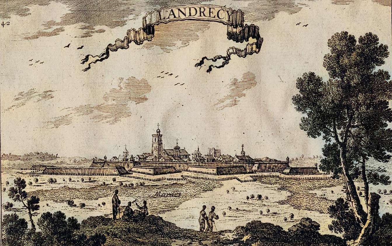 Remparts de Landrecies, gravure de 1660