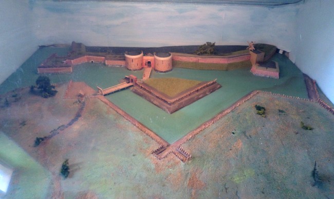 Les remparts de Le Quesnoy en 1654.