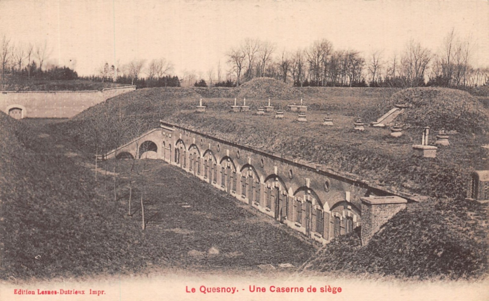 Le Quesnoy, ses remparts. Histoire des fortifications de Vauban. Casemates