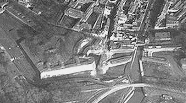 Maubeuge, vue aérienne de 1915