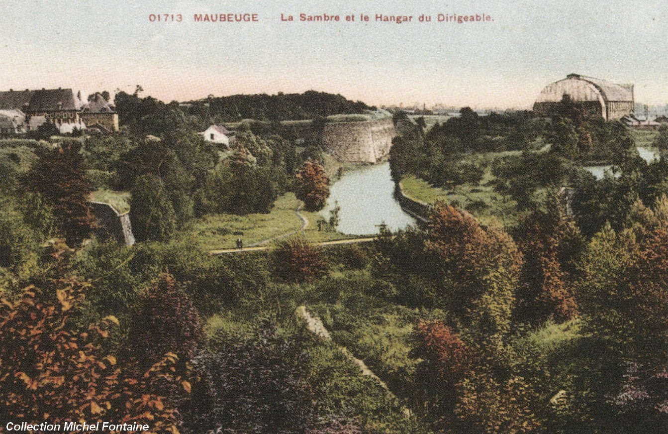 Remparts de Maubeuge, vue générale sur la fausse Sambre.