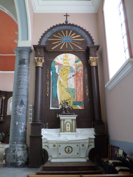 Eglise de Villers Pol, l'autel droit.