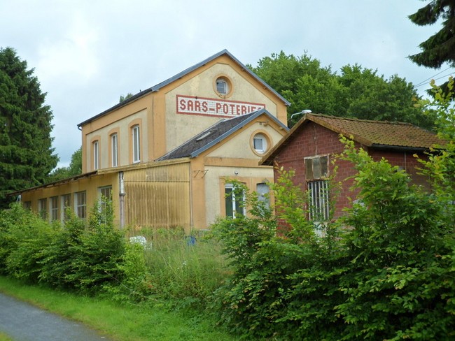 Voie Verte de l'Avesnois : ancienne gare se Sars-Poteries.
