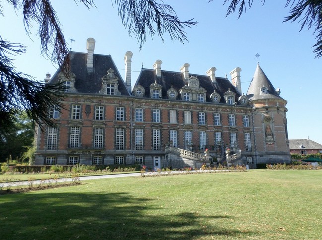 Voie Verte de l'Avesnois : château de Merode à Trélon