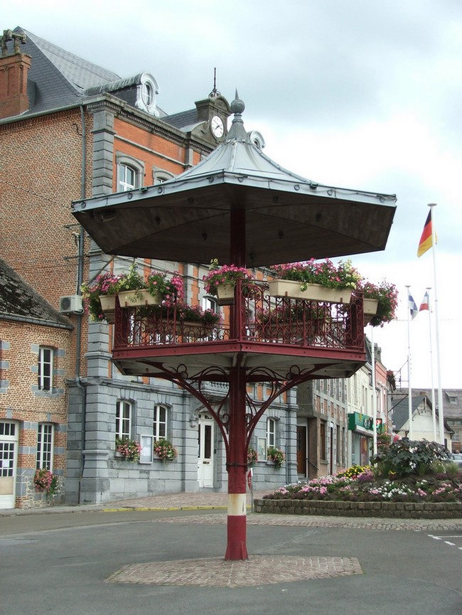 Voie Verte de l'Avesnois : kiosque de Trélon