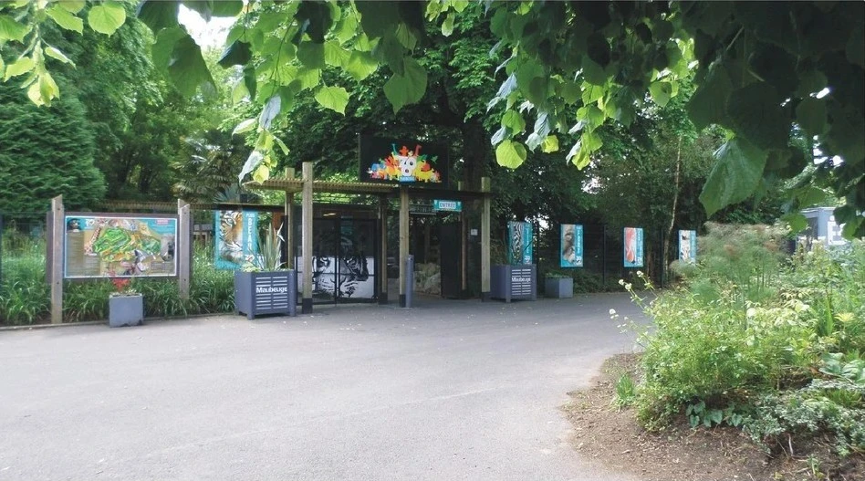 Entrée du zoo de Maubeuge